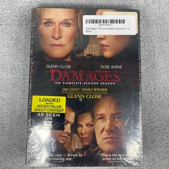 Damages The Complete First And Second Season) - Dvd Sealed New - Picture 2 of 2